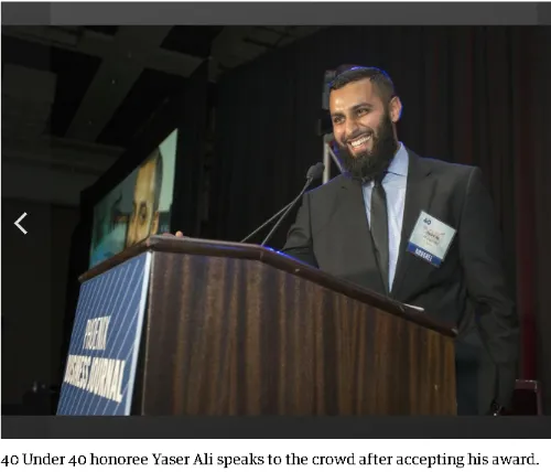 Yaser Ali Named 40 under 40 Winner by Phoenix Business Journal!