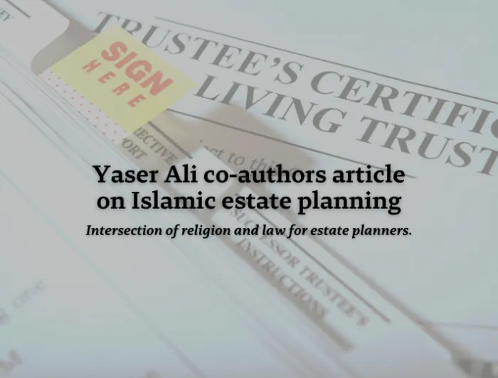 Intro to Islamic Inheritance for Lawyers