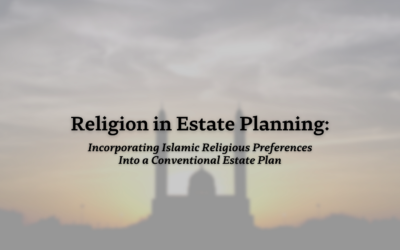 Sharia-Compliant Estate Plans: New Article